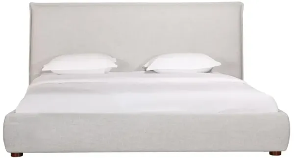 Holden Modern Classic Grey Upholstered Bed - Queen
