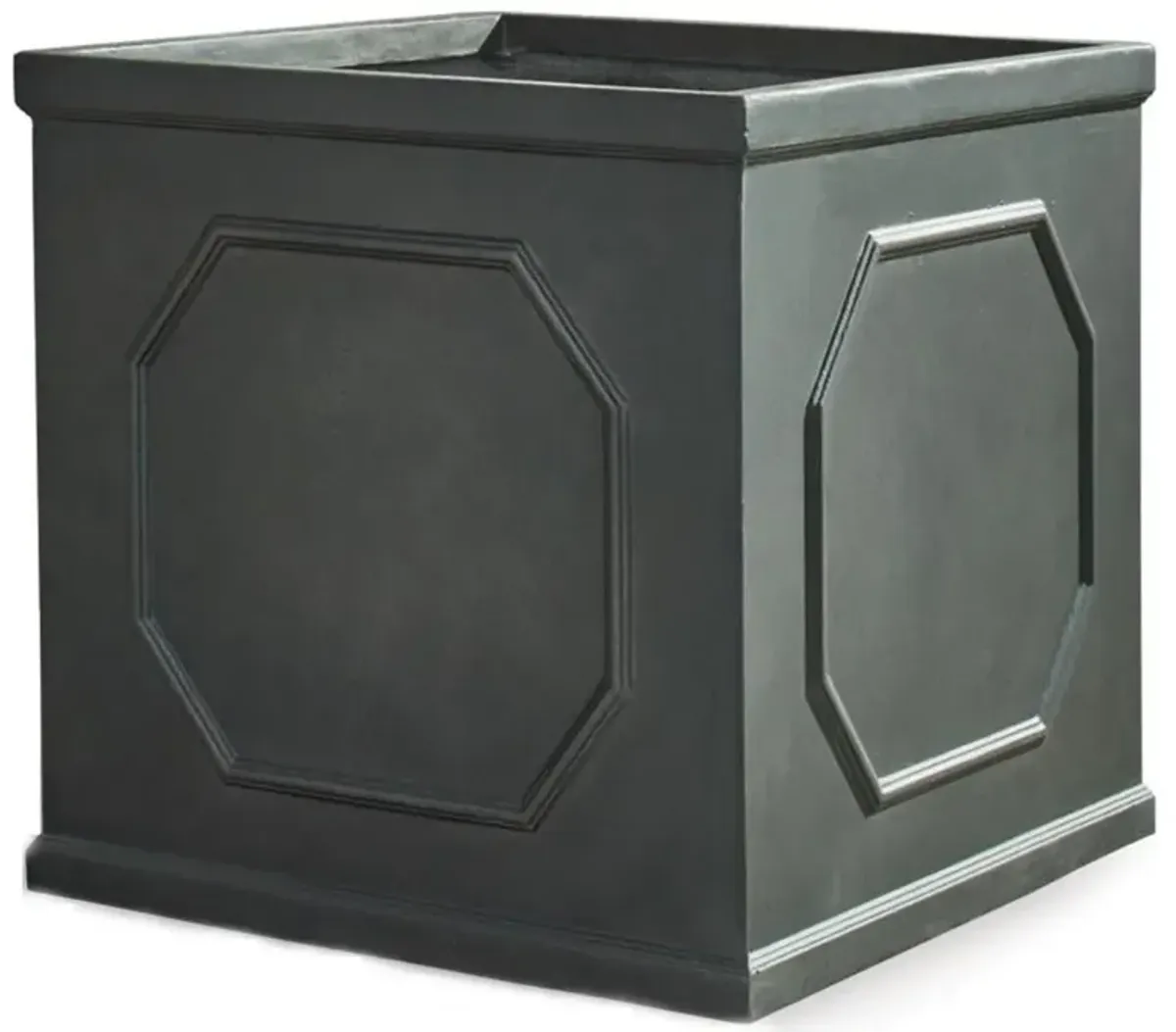 Laura French Country Dark Grey Box Pot - Small