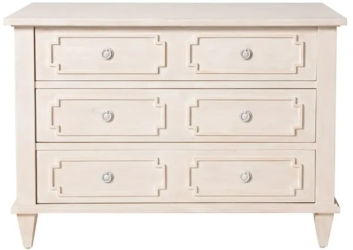 Sylvette French Country Natural Washed Wood Dresser