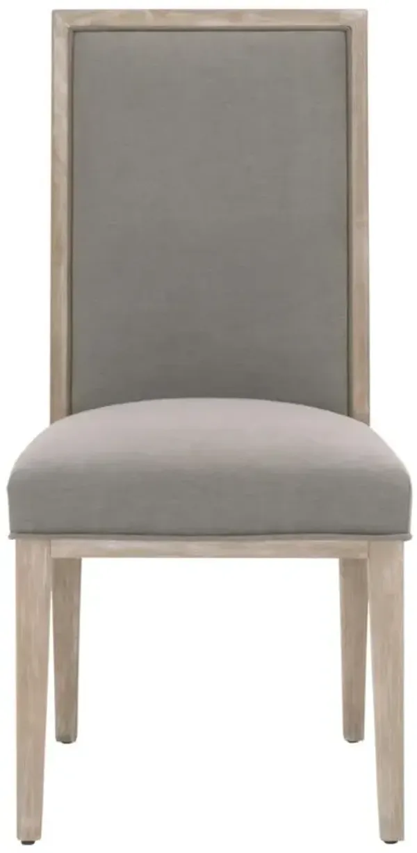 Sasha Modern Classic Grey Solid Rubberwood Performance Dining Chair - Set of 2