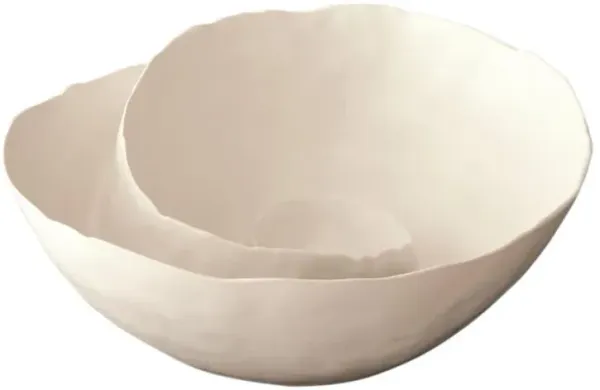 Knox Modern Classic White Ceramic Decorative Bowl
