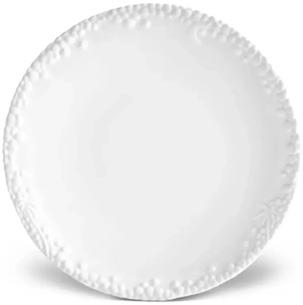 L'Objet Haas Mojave Modern Classic White Porcelain Dessert Plate