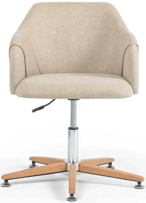 Ada Modern Classic Beige Performance Seat Cushion Office Chair