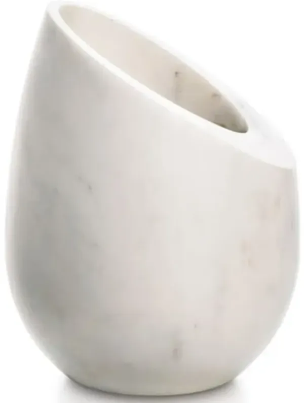 Simon Pearce Modern White Marble Wine Chiller