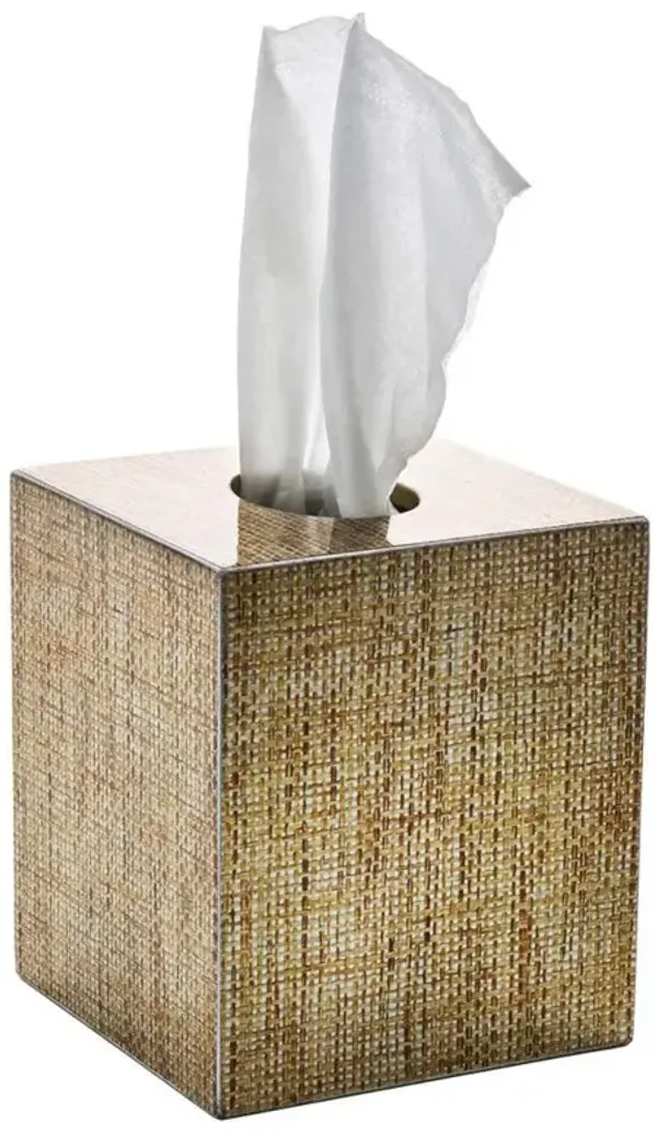 Angkor Global Bazaar Brown Raffia Tissue Box