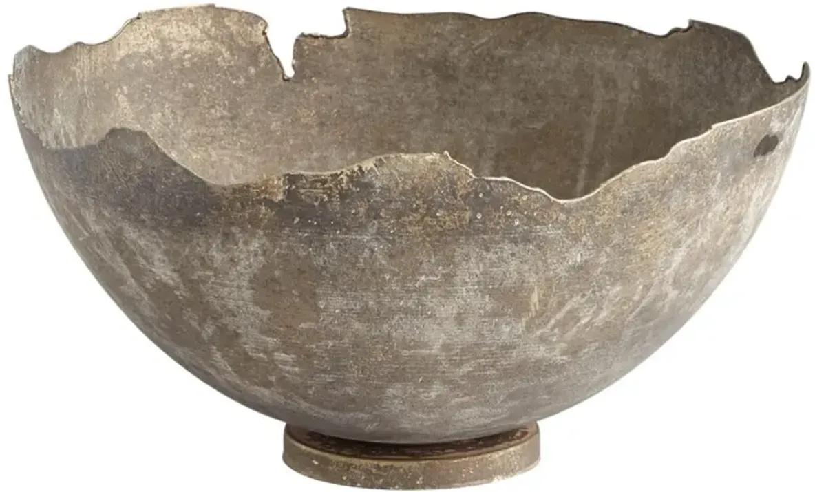 Nelia Industrial Loft Grey Iron Bowl - Small