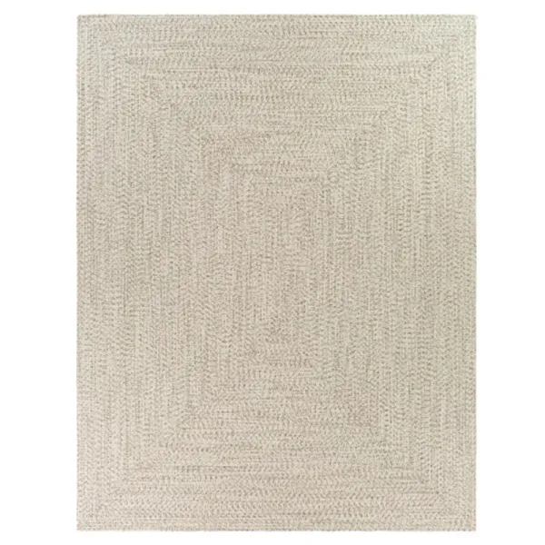 Chelsea Modern Classic Beige Textured Indoor Outdoor Rug- 7'6" x 9'6"