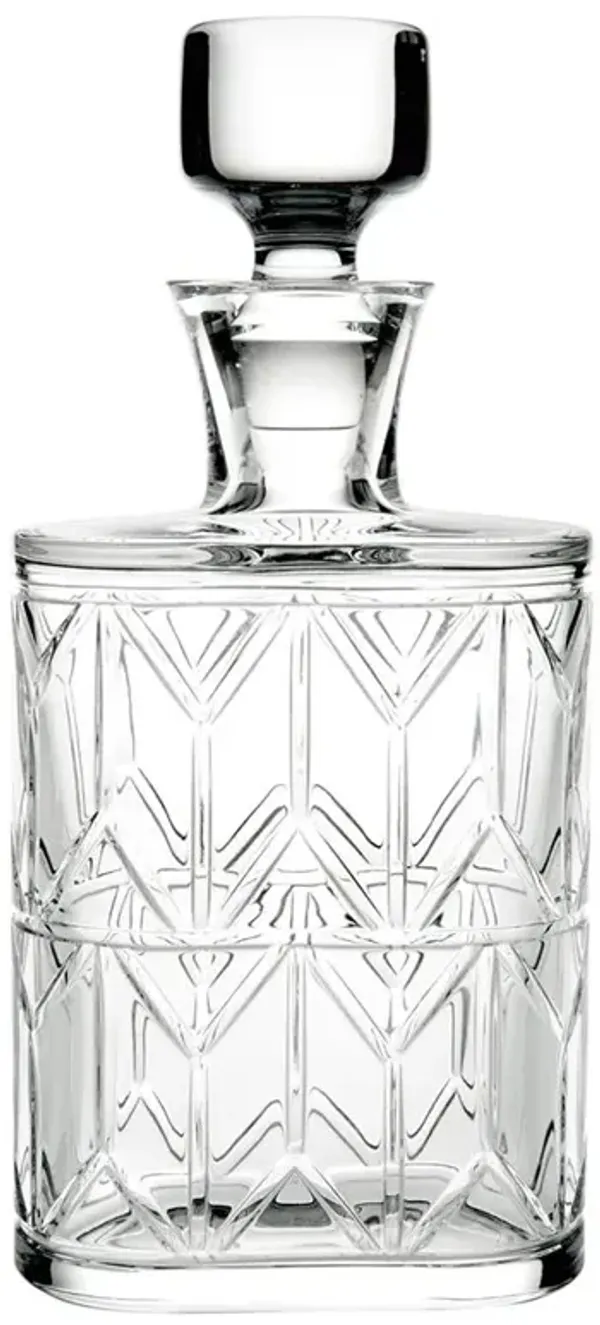 Avenue Modern Classic Clear Crystal Whiskey Decanter