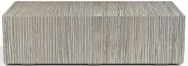 Nova French Country Grey Concrete Rectangular Outdoor Coffee Table