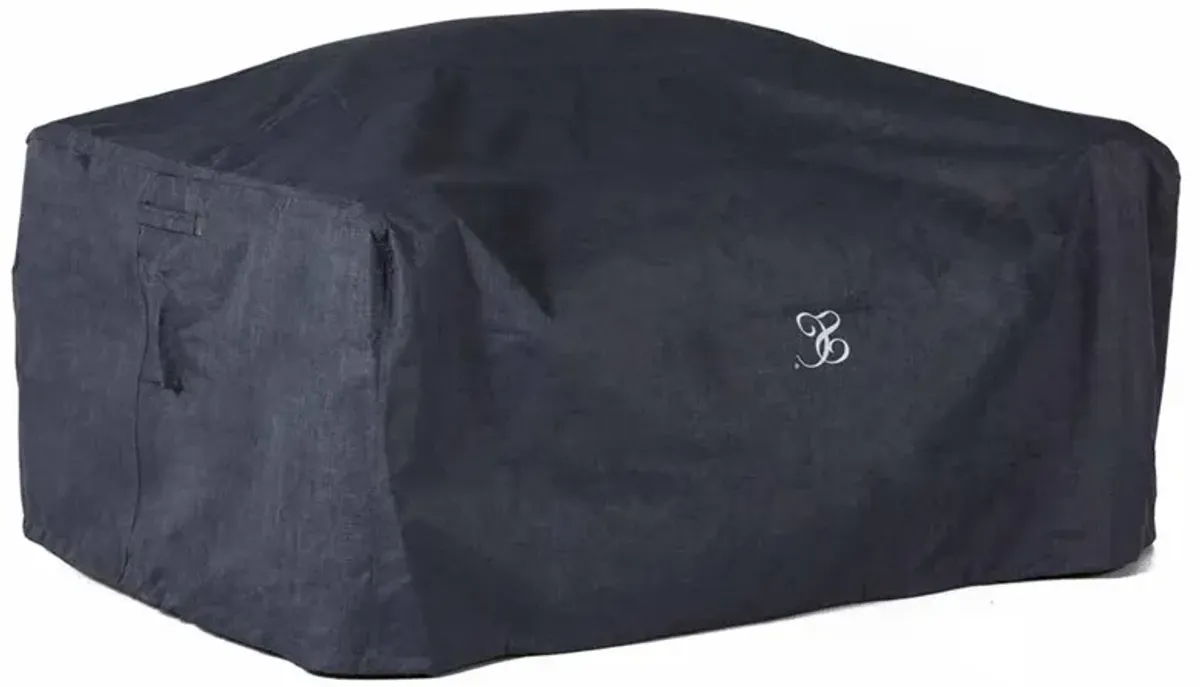 Heather Modern Grey Polyester Fabric Outdoor Lounge Cover