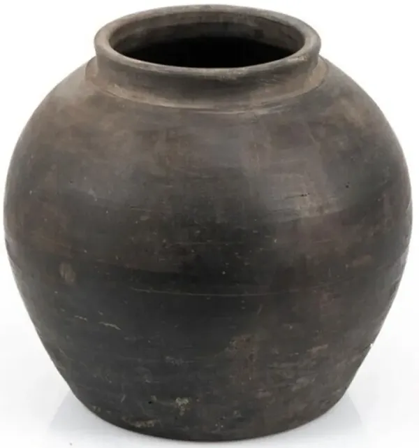 Alexandra Modern Classic Grey Pottery Vintage Water Jar - Extra Small