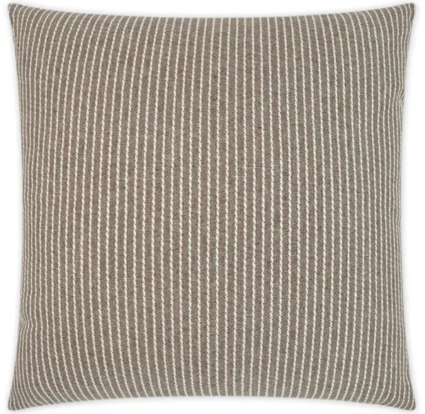 Lea Coastal Beach Brown Indoor Outdoor Throw Pillow - 22x22