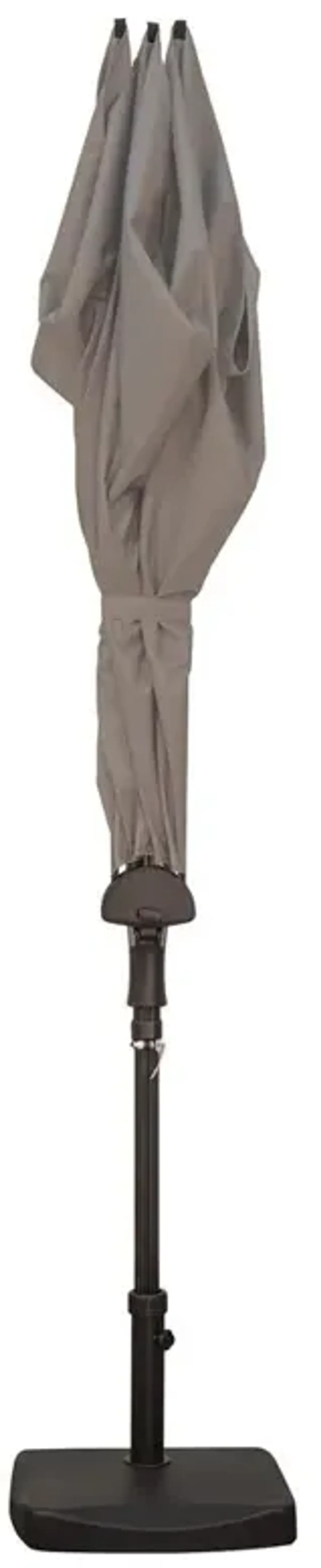 Alison Modern Classic Beige Polyester Aluminum Outdoor Half Umbrella