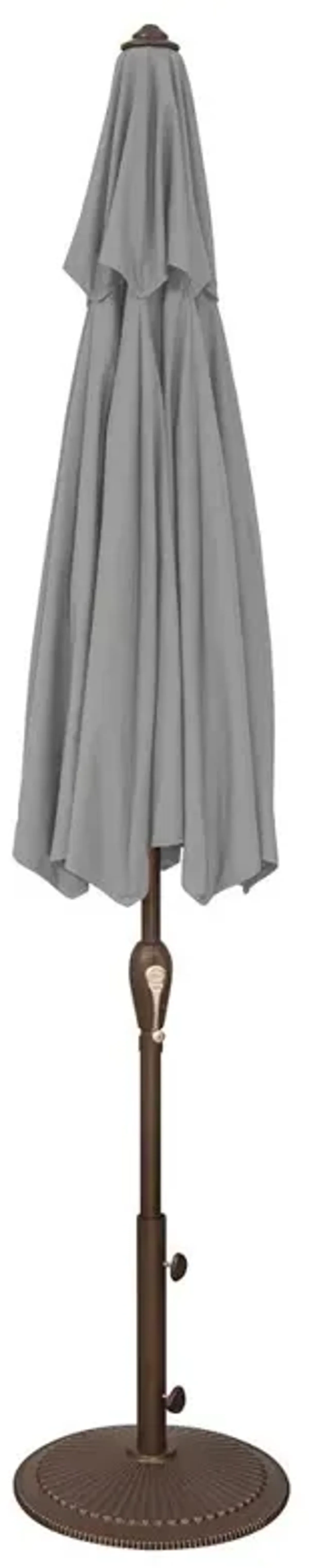 Emma Modern Classic White Sunbrella Aluminum Outdoor Umbrella