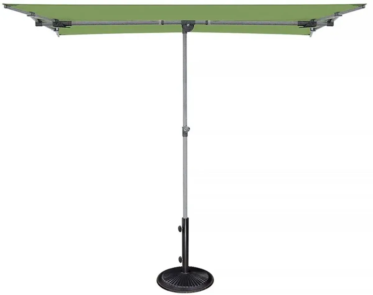 Lyla Modern Classic Green Polyester Aluminum Balcony Umbrella