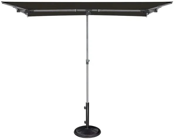 Lyla Modern Classic Black Polyester Aluminum Balcony Umbrella