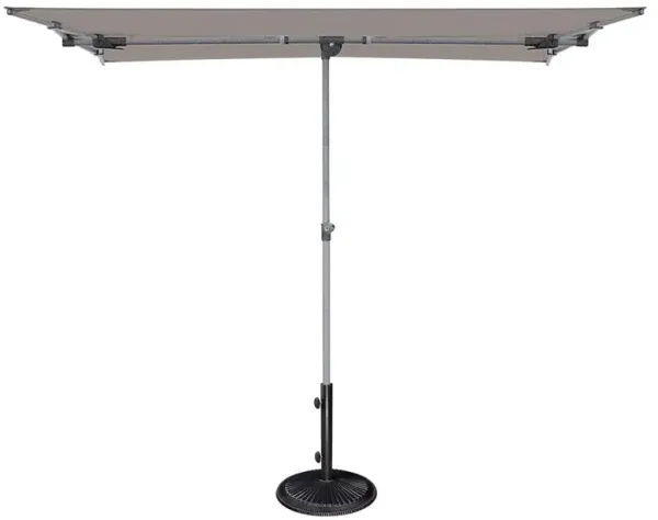 Lyla Modern Classic Grey Polyester Aluminum Balcony Umbrella