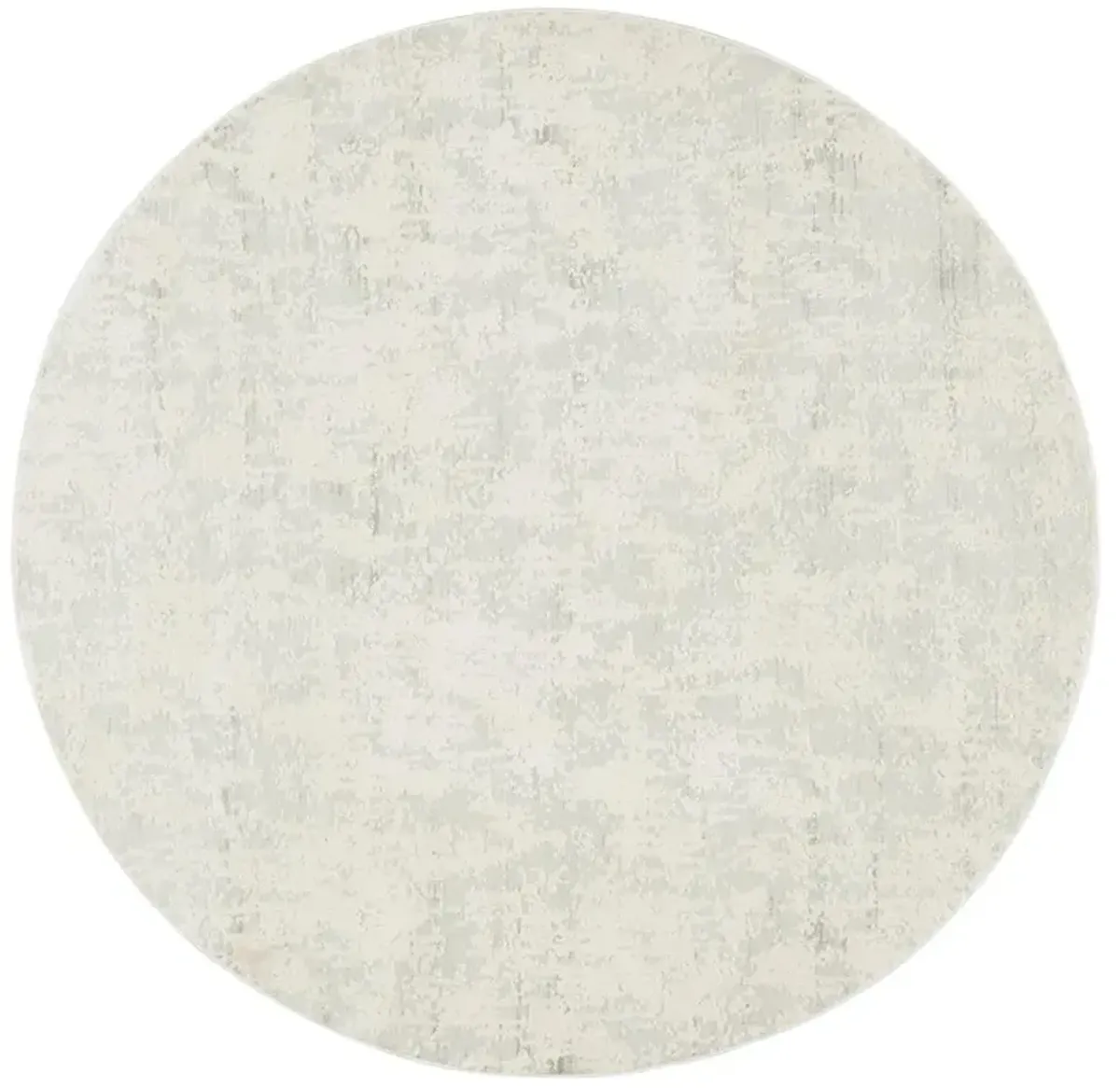 Arabella Modern Classic White Solid Rug - 6' Round
