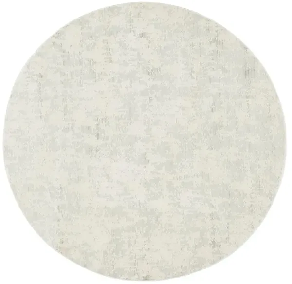 Arabella Modern Classic White Solid Rug - 8' Round