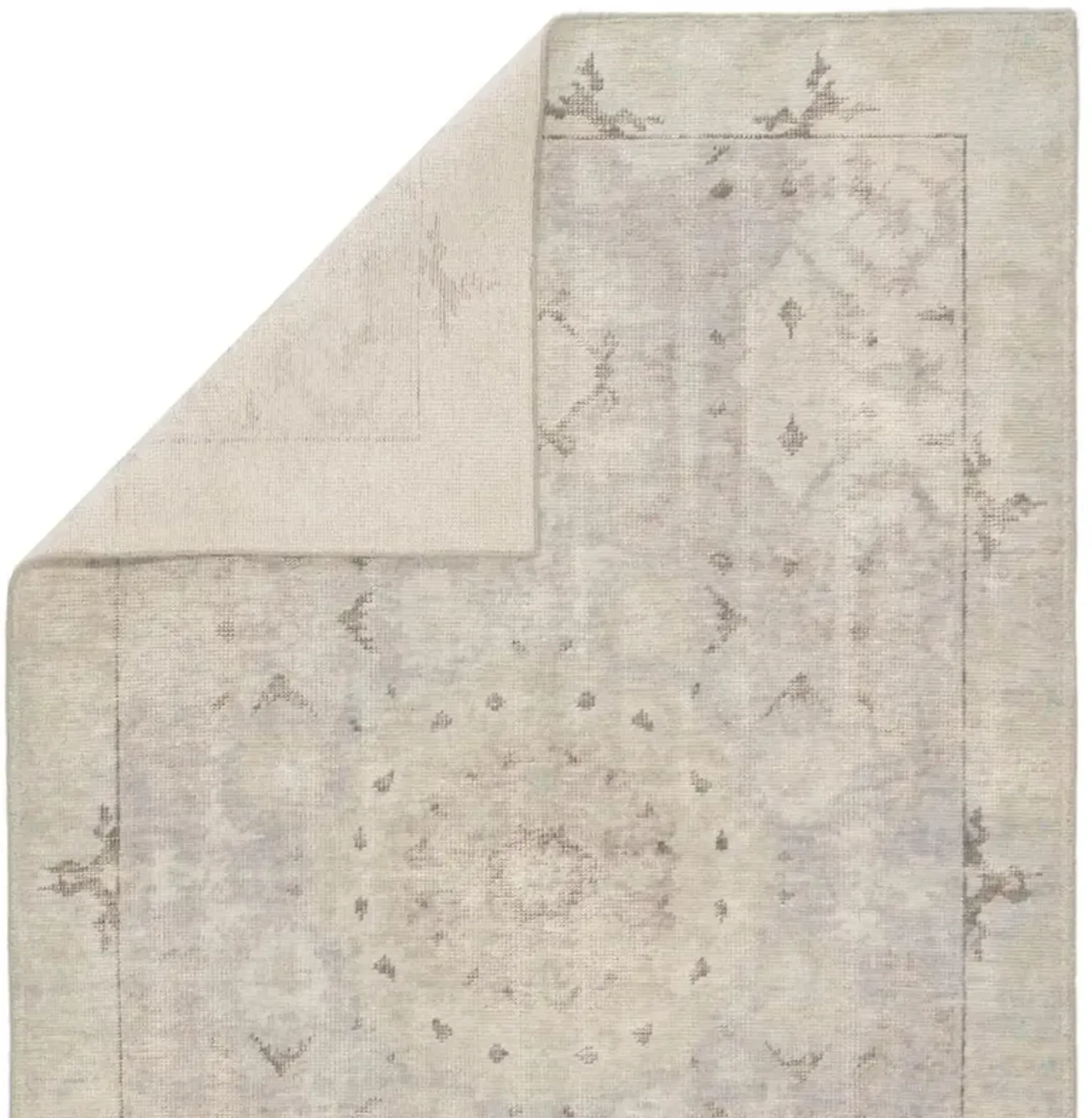 Kai Modern Classic Grey Wool Medallion Patterned Rug 8 Round Kathy Kuo ...