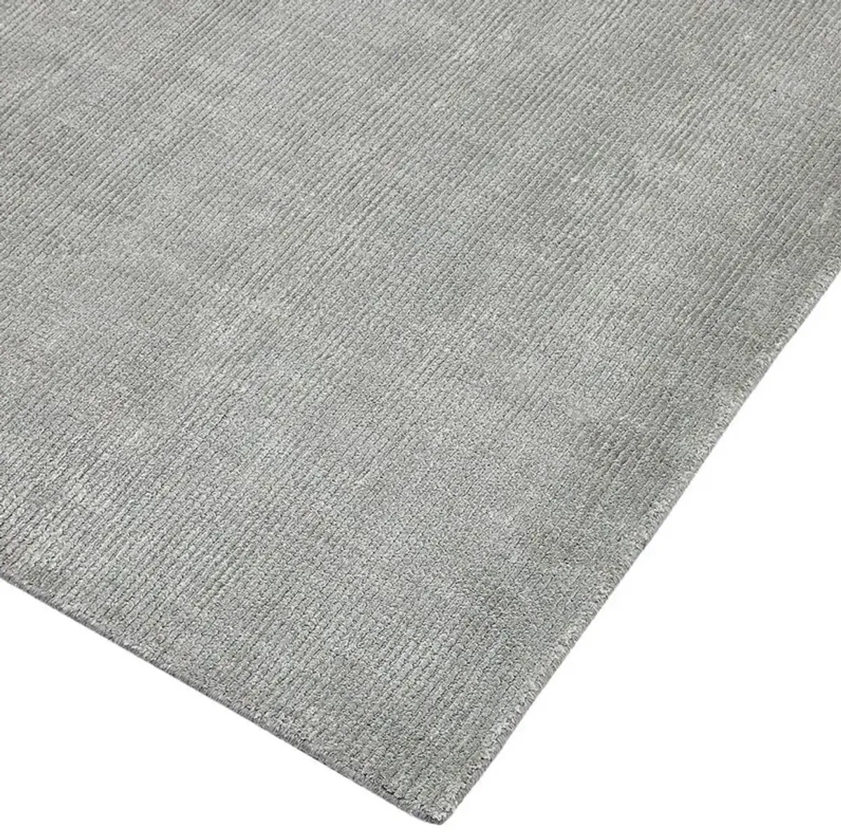 Cardi Modern Mist Grey Solid Rug - 10'x14'