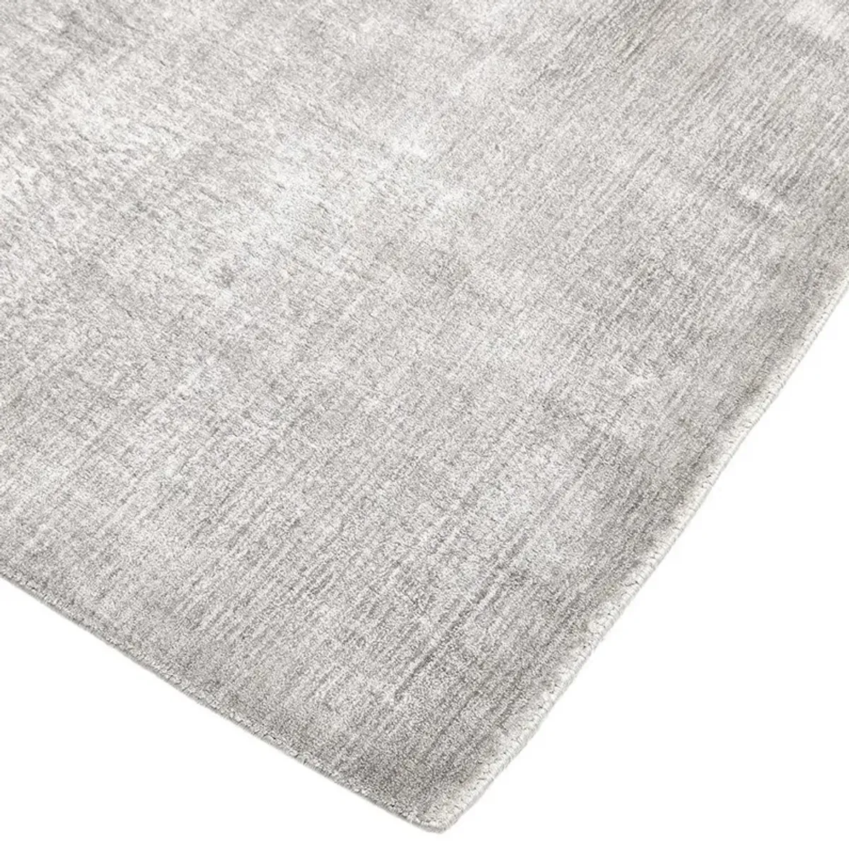 Levian Modern Classic Mist Grey Linen Solid Rug - 9'x12'