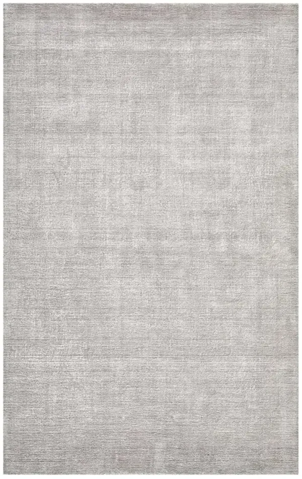 Levian Modern Classic Mist Grey Linen Solid Rug - 8'x10'