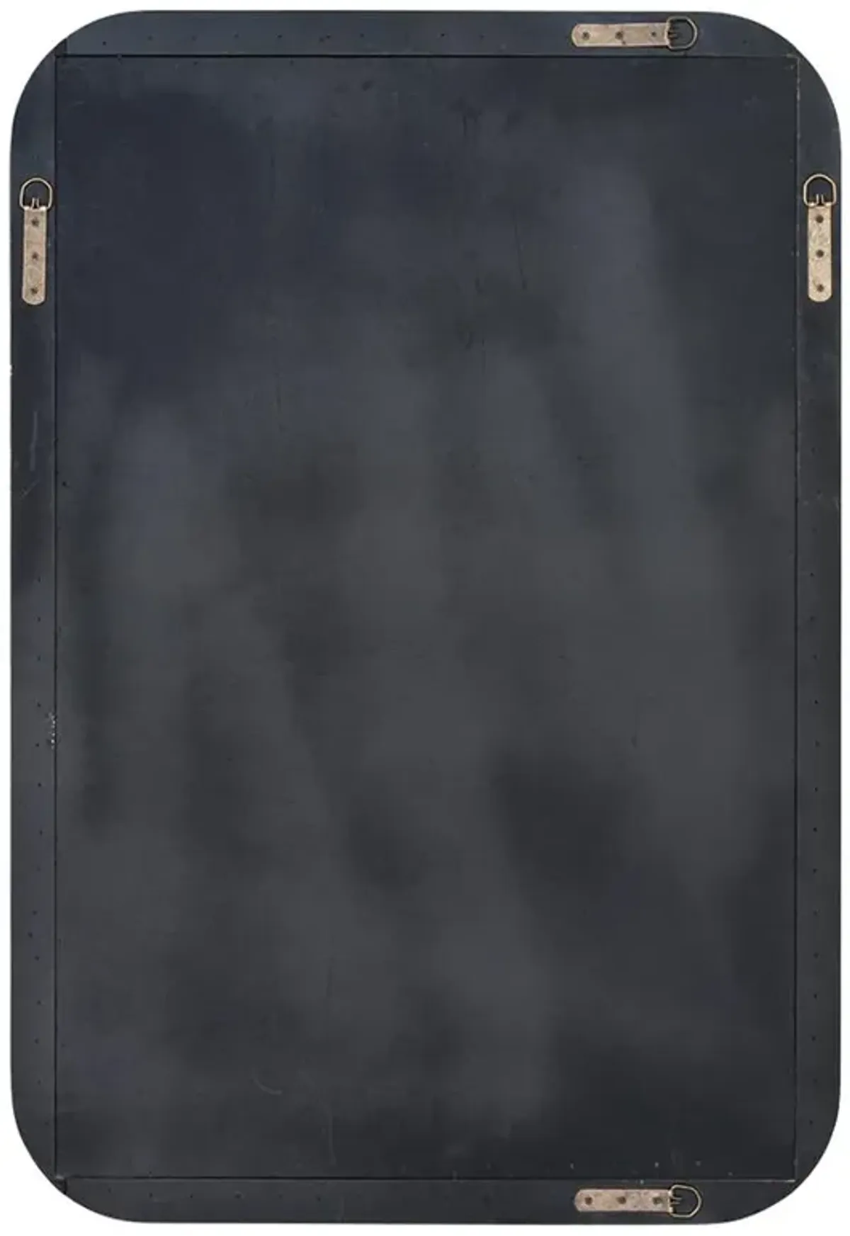 Janis Coastal Beach White Washed Wood Rectangular Wall Mirror