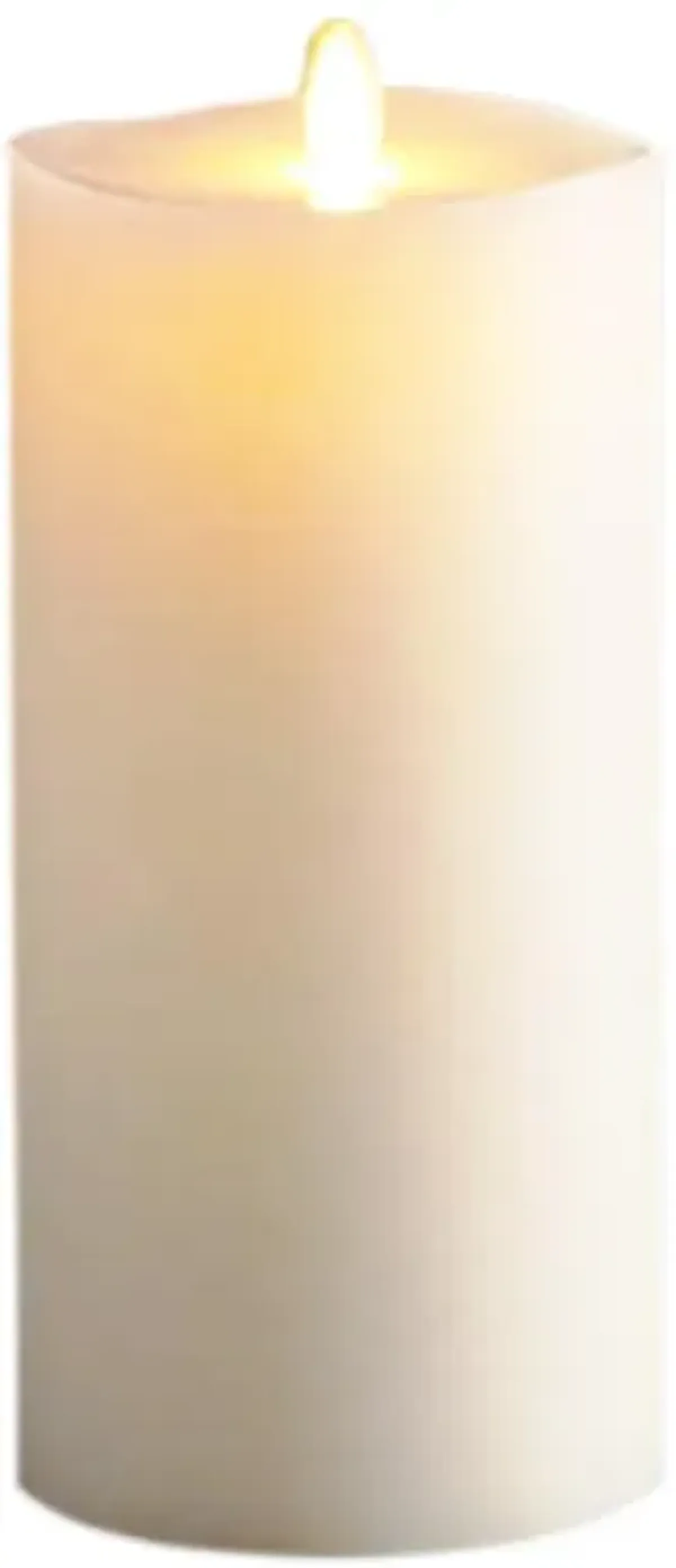 Amihan Modern Classic White Wax Pillar Candle - Large
