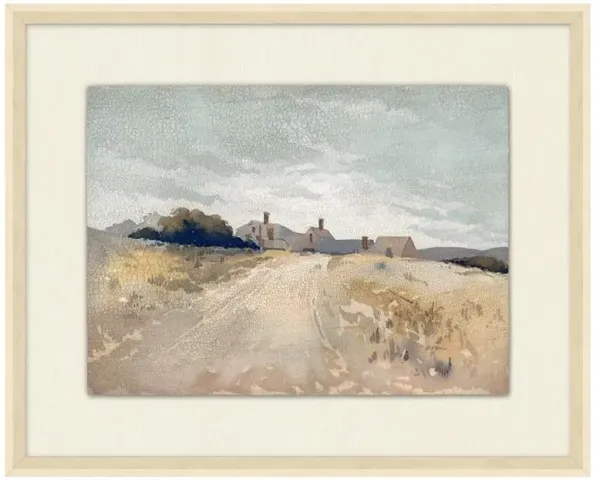 Caroline French Country Beige Path Landscape Painting III