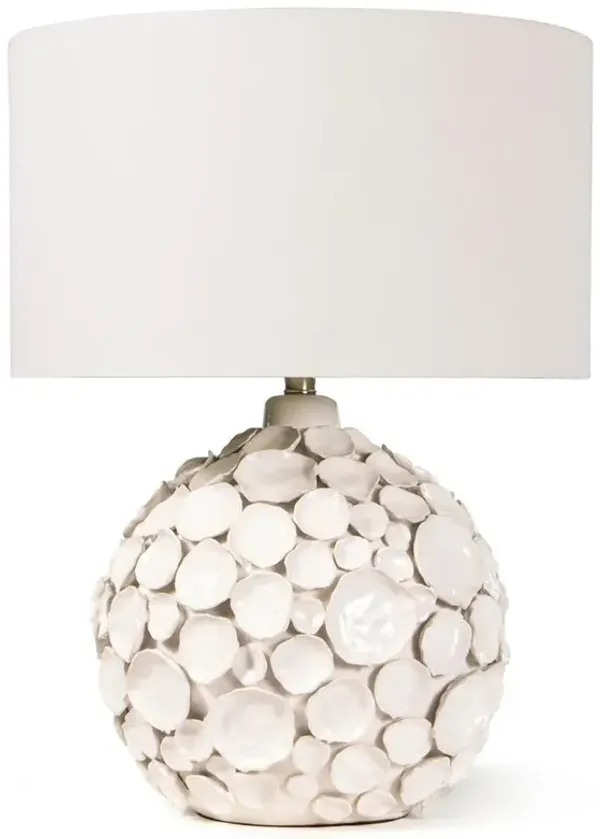 Lucia White Ceramic Table Lamp