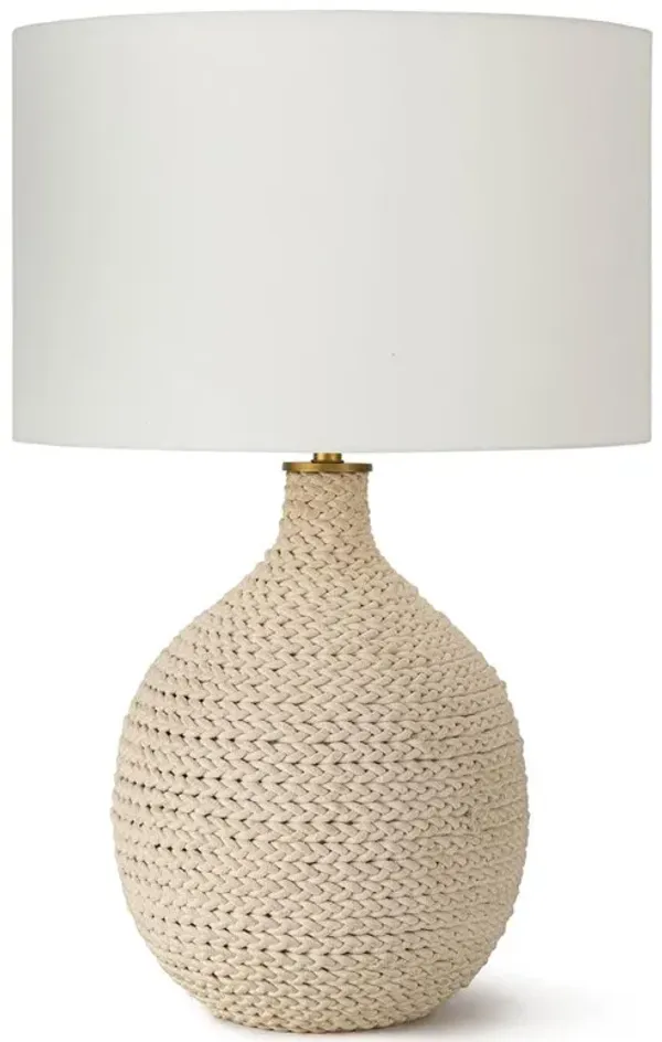 Biscayne Natural Brown Rope Table Lamp