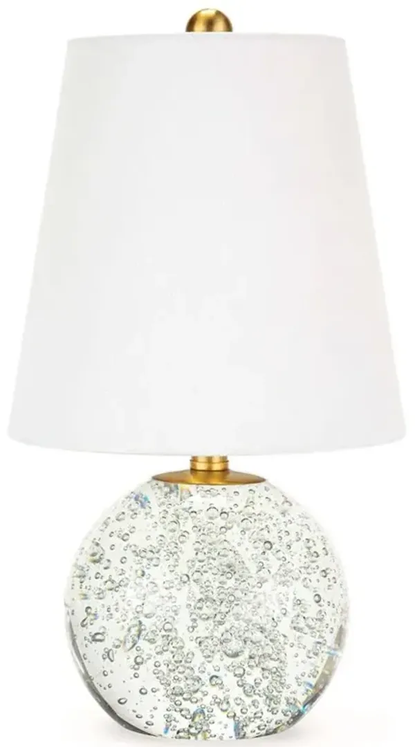 Bulle Hollywood Regency Clear Crystal Base Mini Lamp