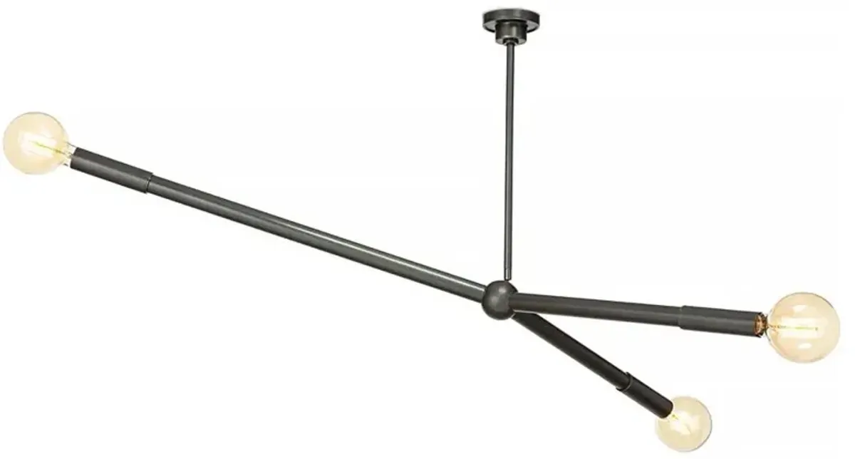 Talon Mid-Century Oil Rubbed Bronze Steel Sputnik Chandelier