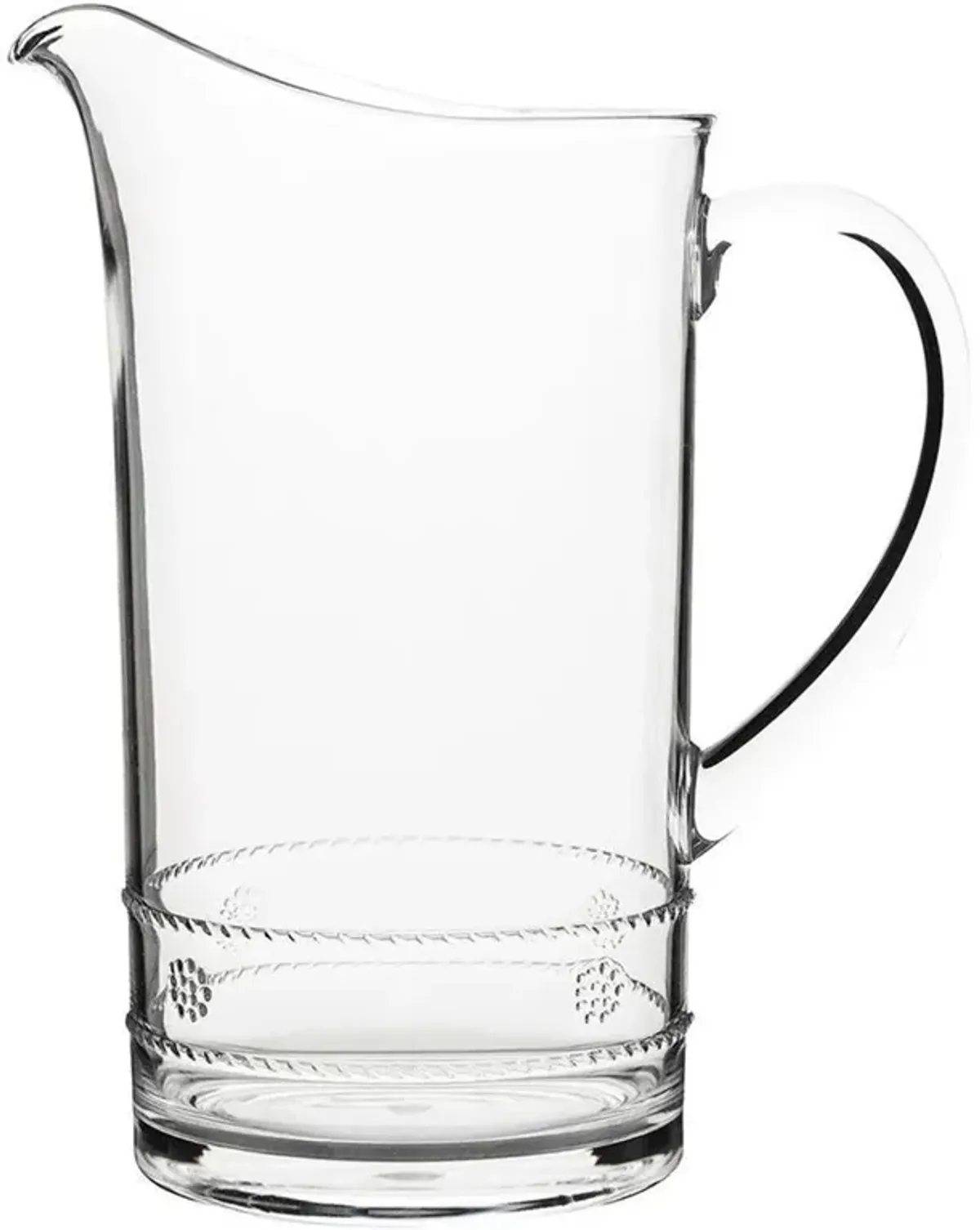 Juliska Isabella Modern Classic Clear Acrylic Pitcher