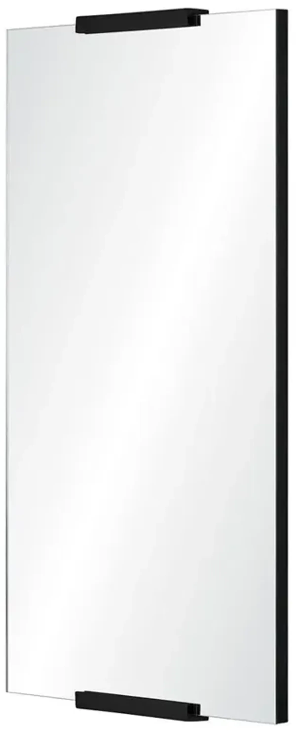 Abigail Modern Black Hand Cut Wall Mirror