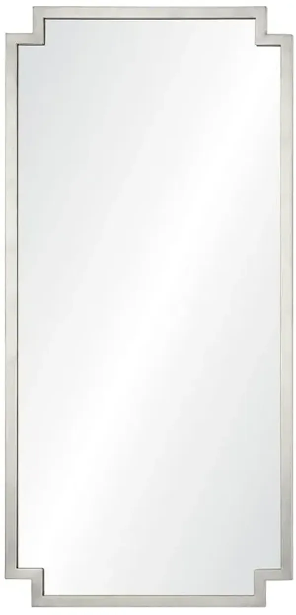 Elizabeth Modern Classic Silver Leaf Wall Mirror