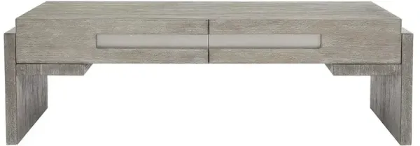 Owen Coastal Beach Brown Wood Coffee Table