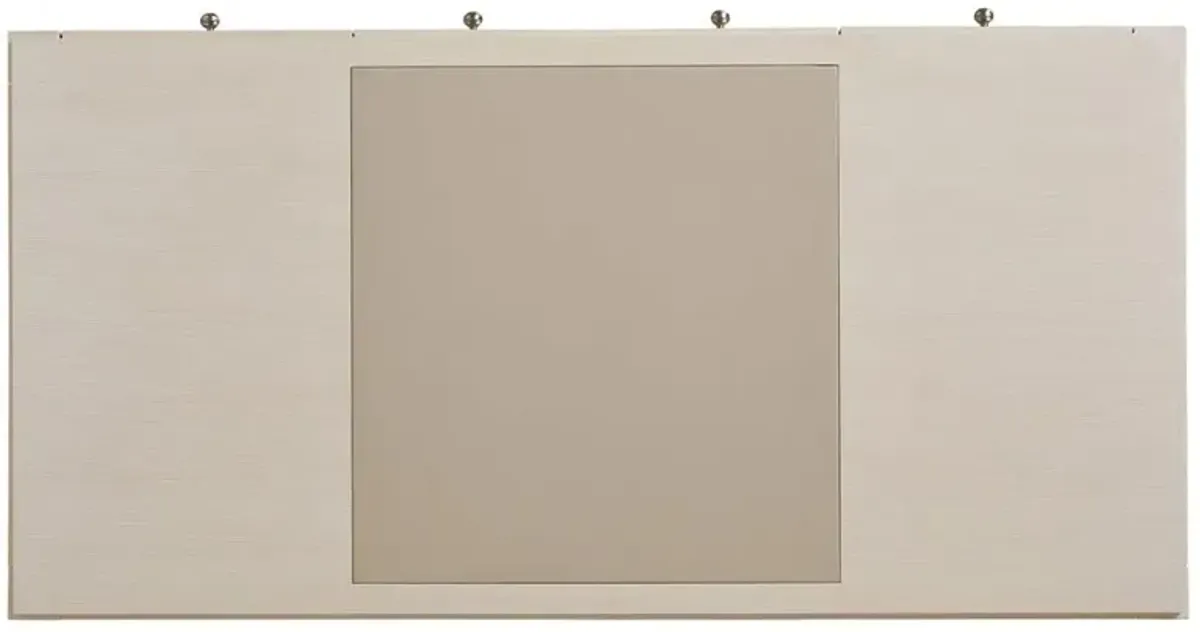 Roslyn French Country White Oak Wood Rectangular Writing Desk