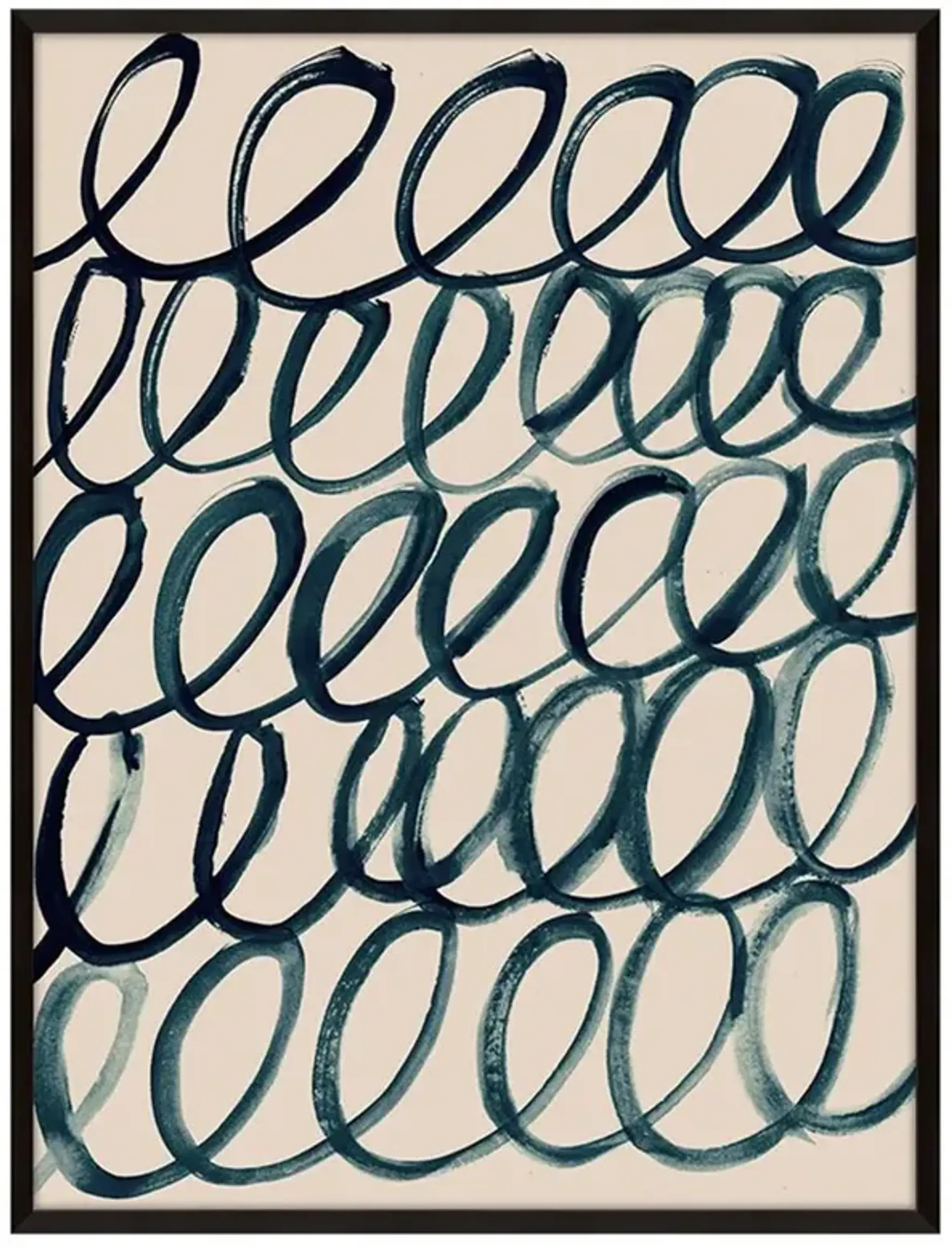 Cursive Painting 2 32x48 Kathy Kuo Home | Furniture.com