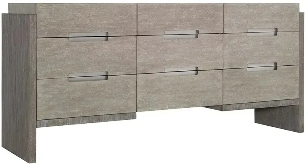 Miguel Rustic Lodge Brown Wood 9 Drawer Dresser