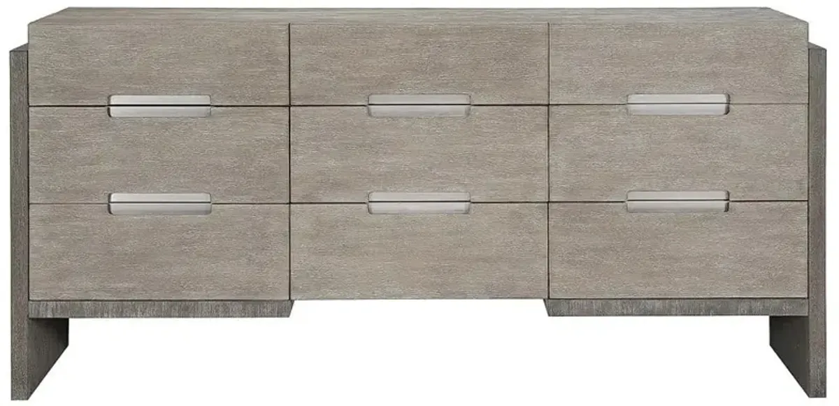 Miguel Rustic Lodge Brown Wood 9 Drawer Dresser