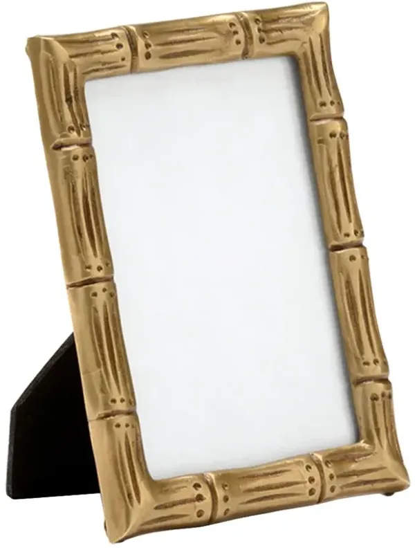 Afia Hollywood Regency Antique Brass Photo Frame - 4x6