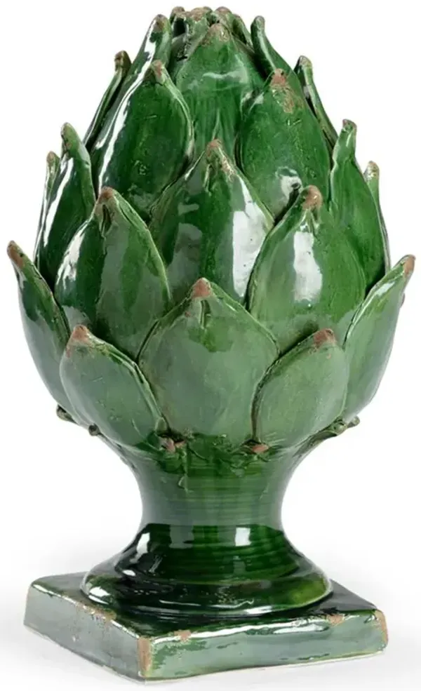 Mason French Country Green Porcelain Artichoke Decorative Figurine - Small