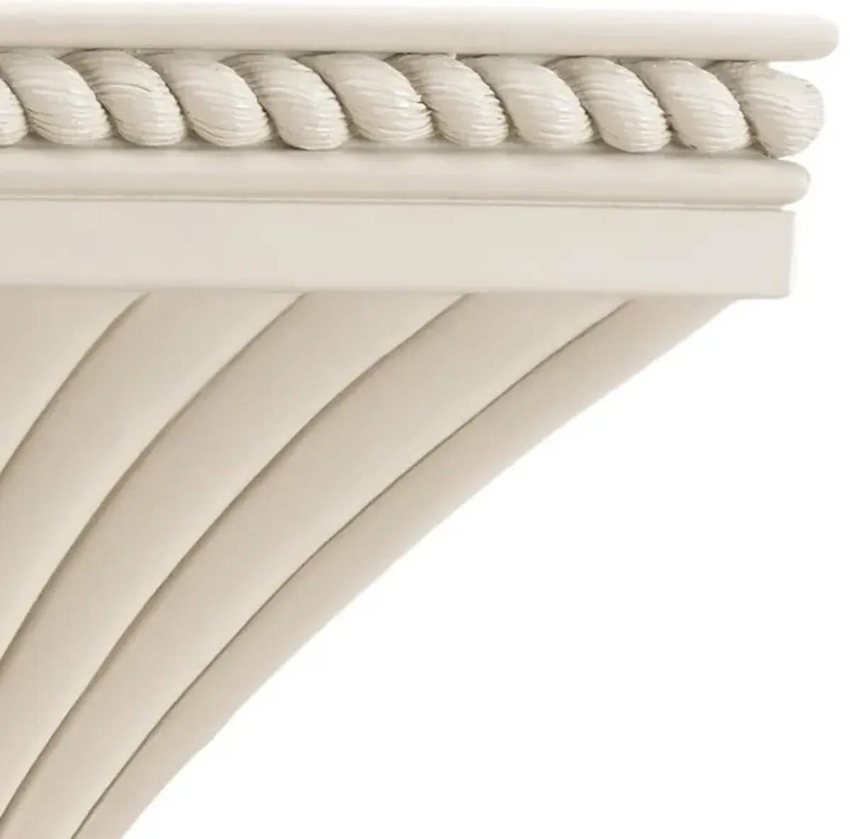 Isadora Traditional Cream Composite Wall Bracket Shelf