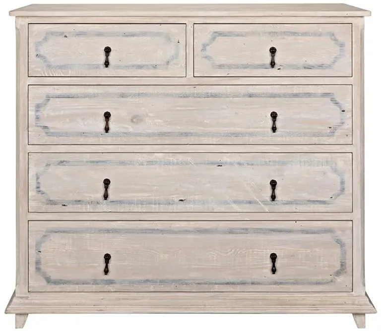 Eugene French Country Grey Washed Wood Dresser