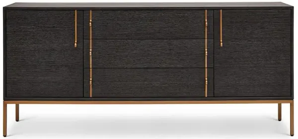 Camilla Modern Classic Taupe Grey Oak Wood Sideboard
