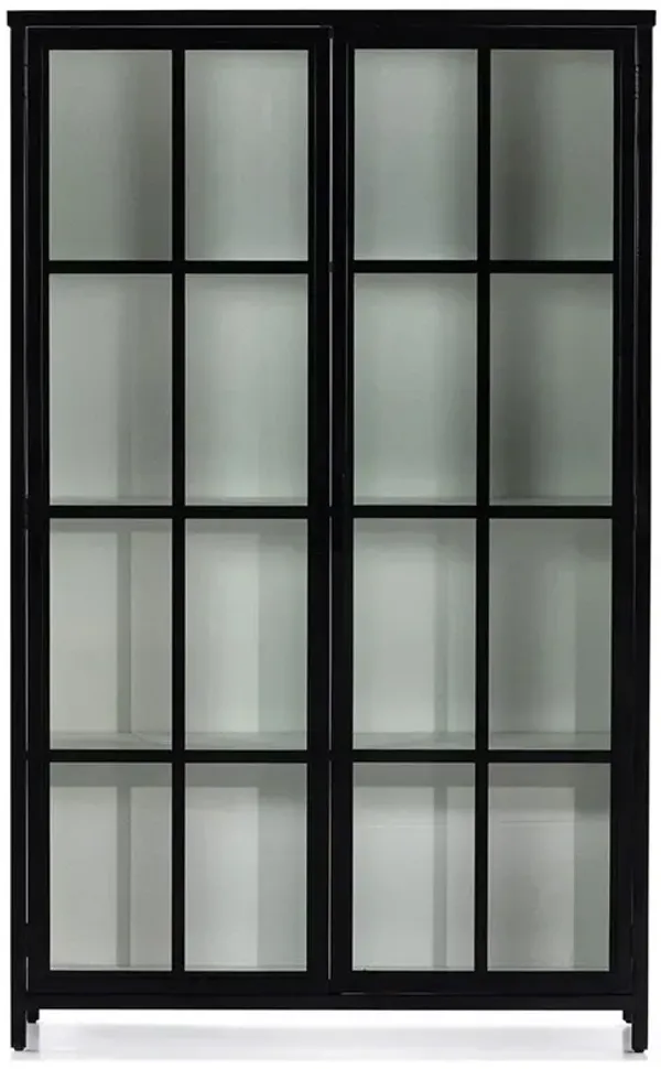Elizabeth Modern Classic Black Iron Office Cabinet