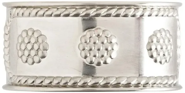 Juliska Berry & Thread Silver Metal Napkin Ring