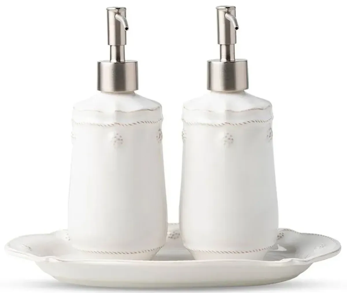 Juliska Berry & Thread Whitewash Ceramic 3 Piece Essentials Set